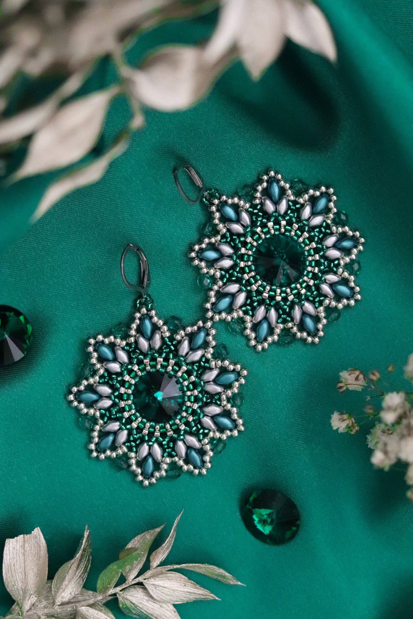 Náušnice "Origin" Smaragd