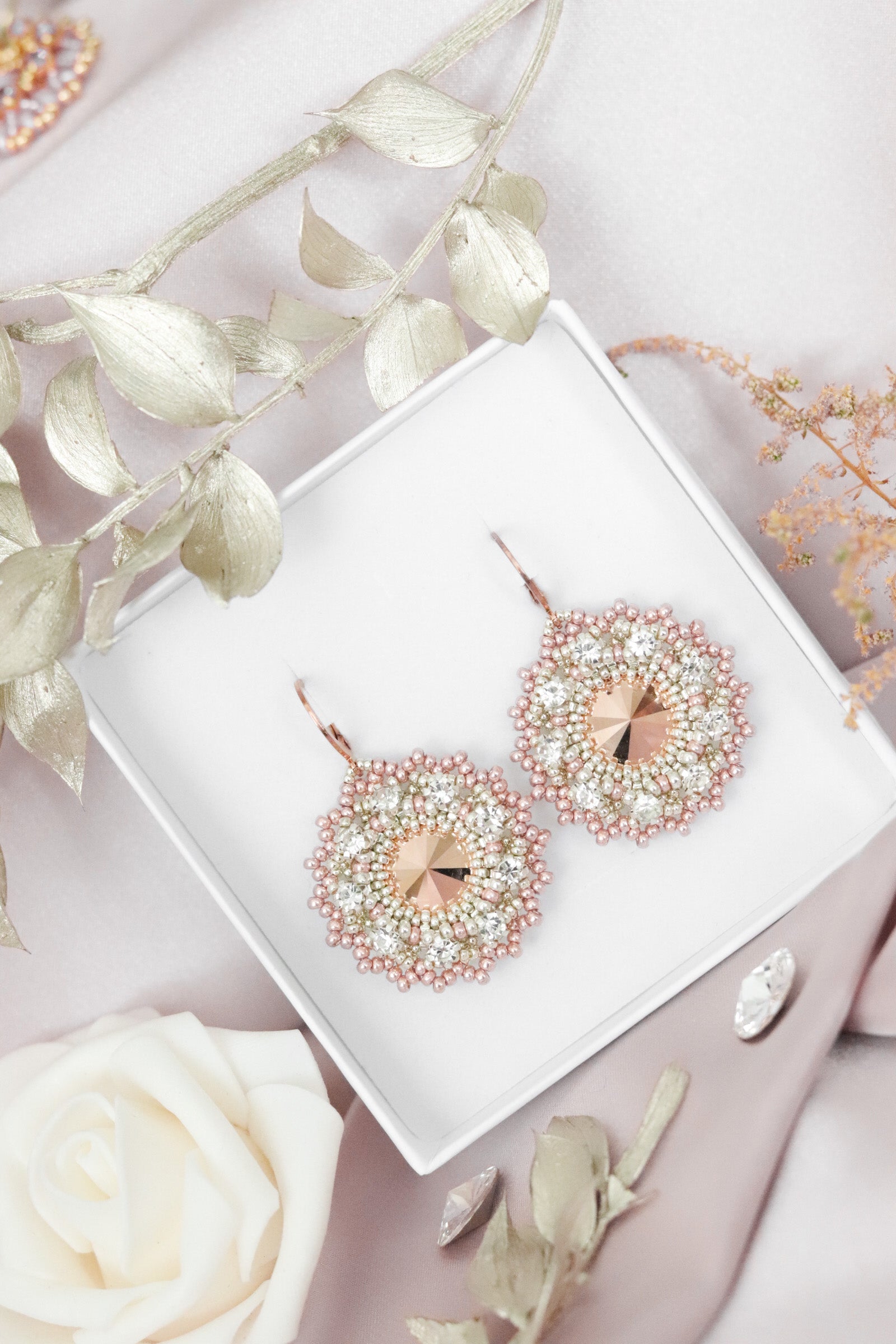 Náušnice “Lana” Rosegold