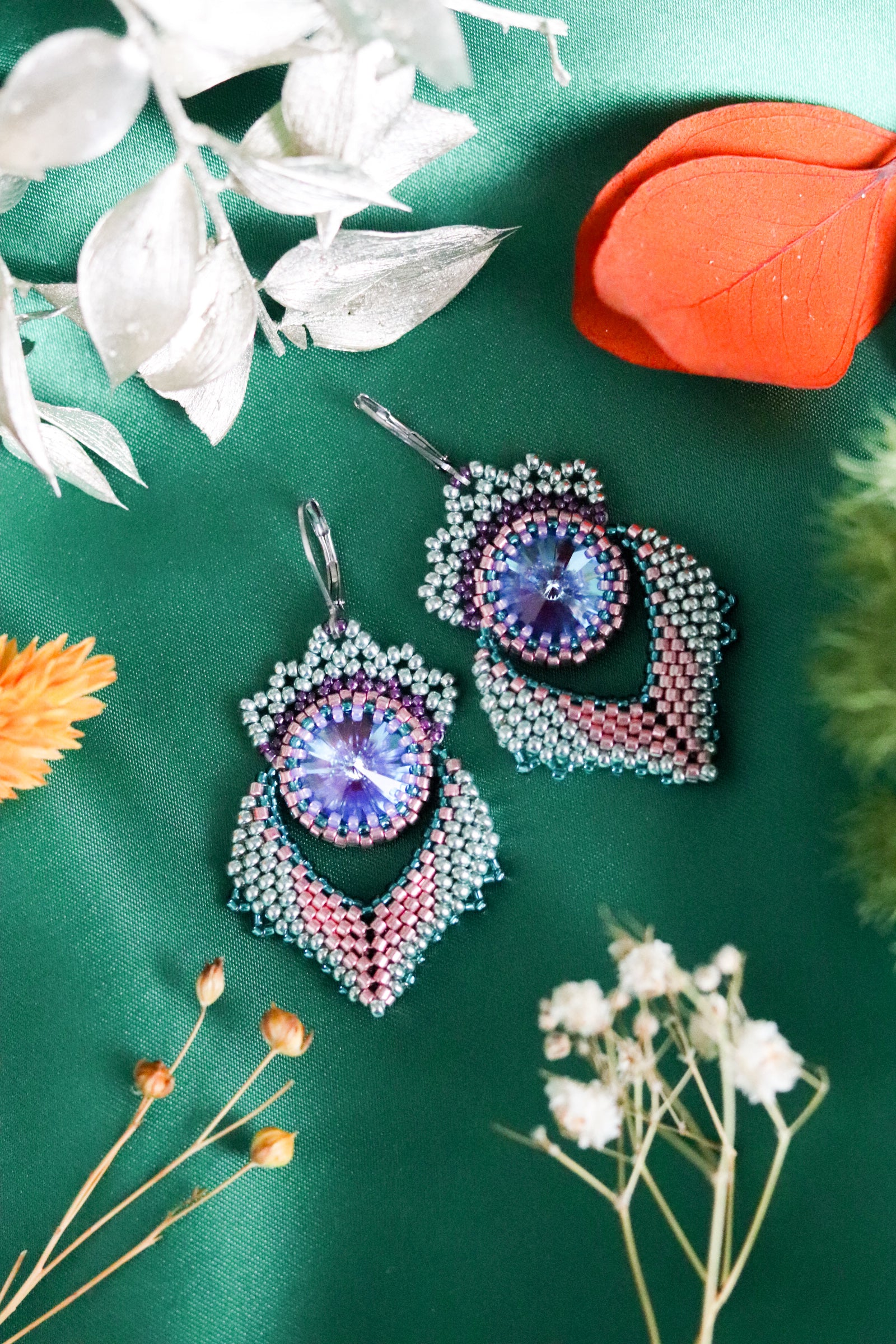 Náušnice "Alisma" Jeseň