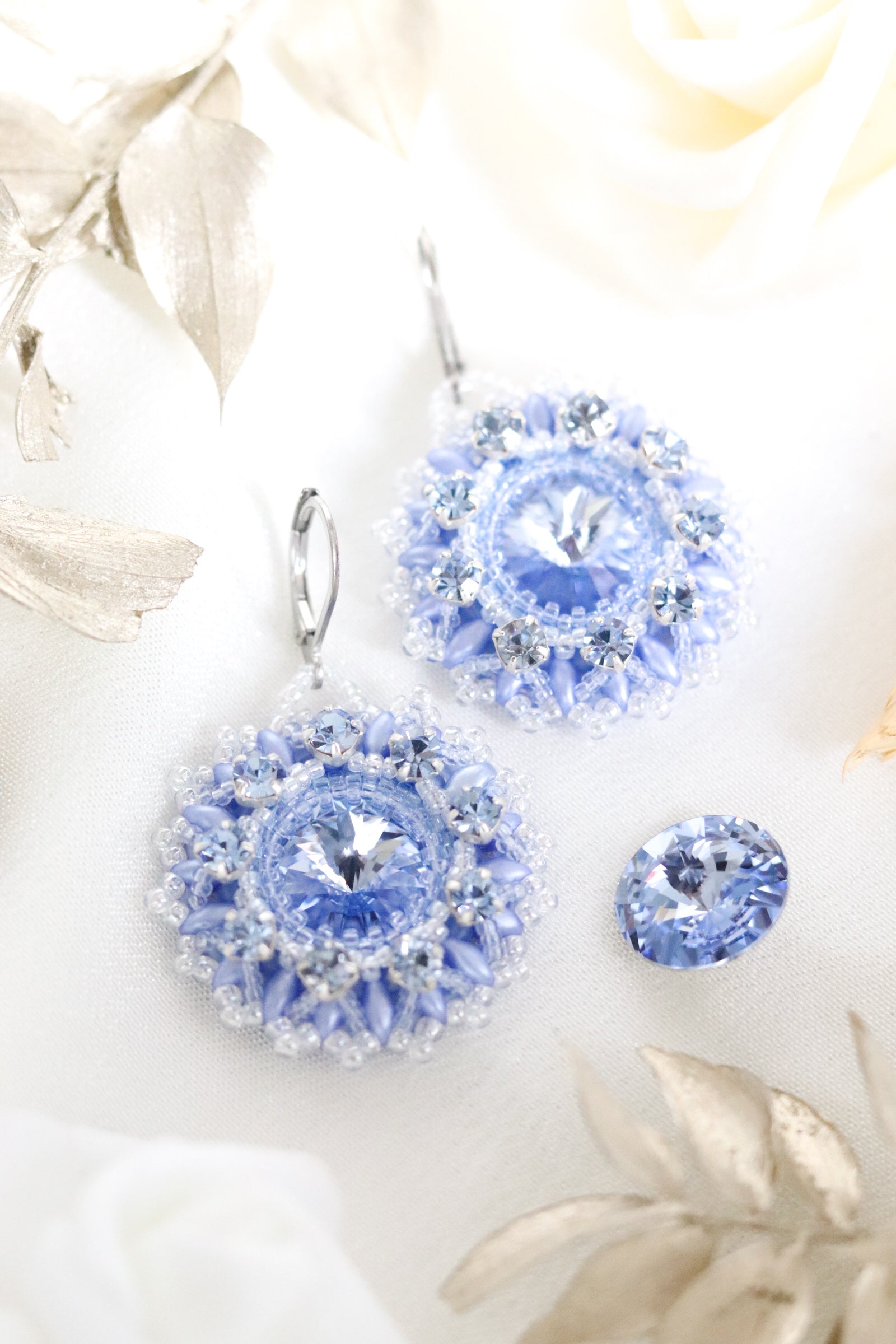 Náušnice “Lana” Svetlomodré