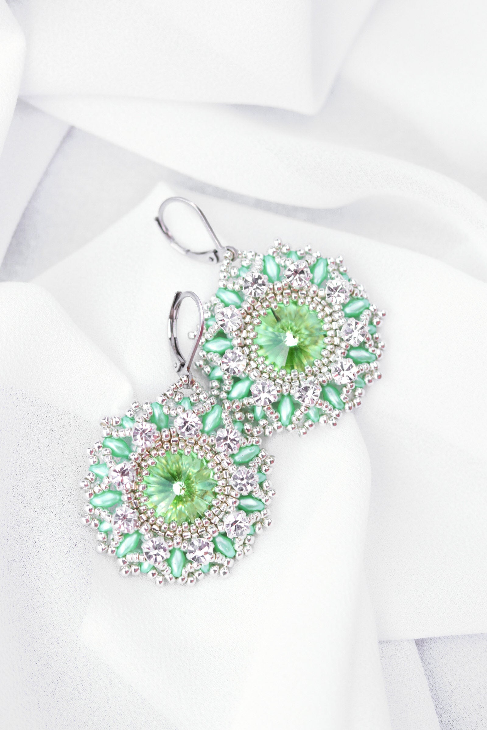 Náušnice “Lana” Zelené