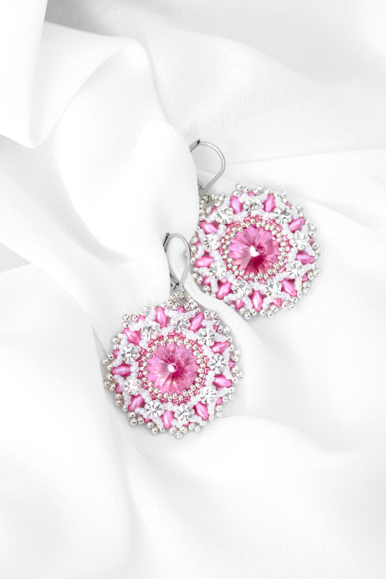 Náušnice “Lana” Ružové