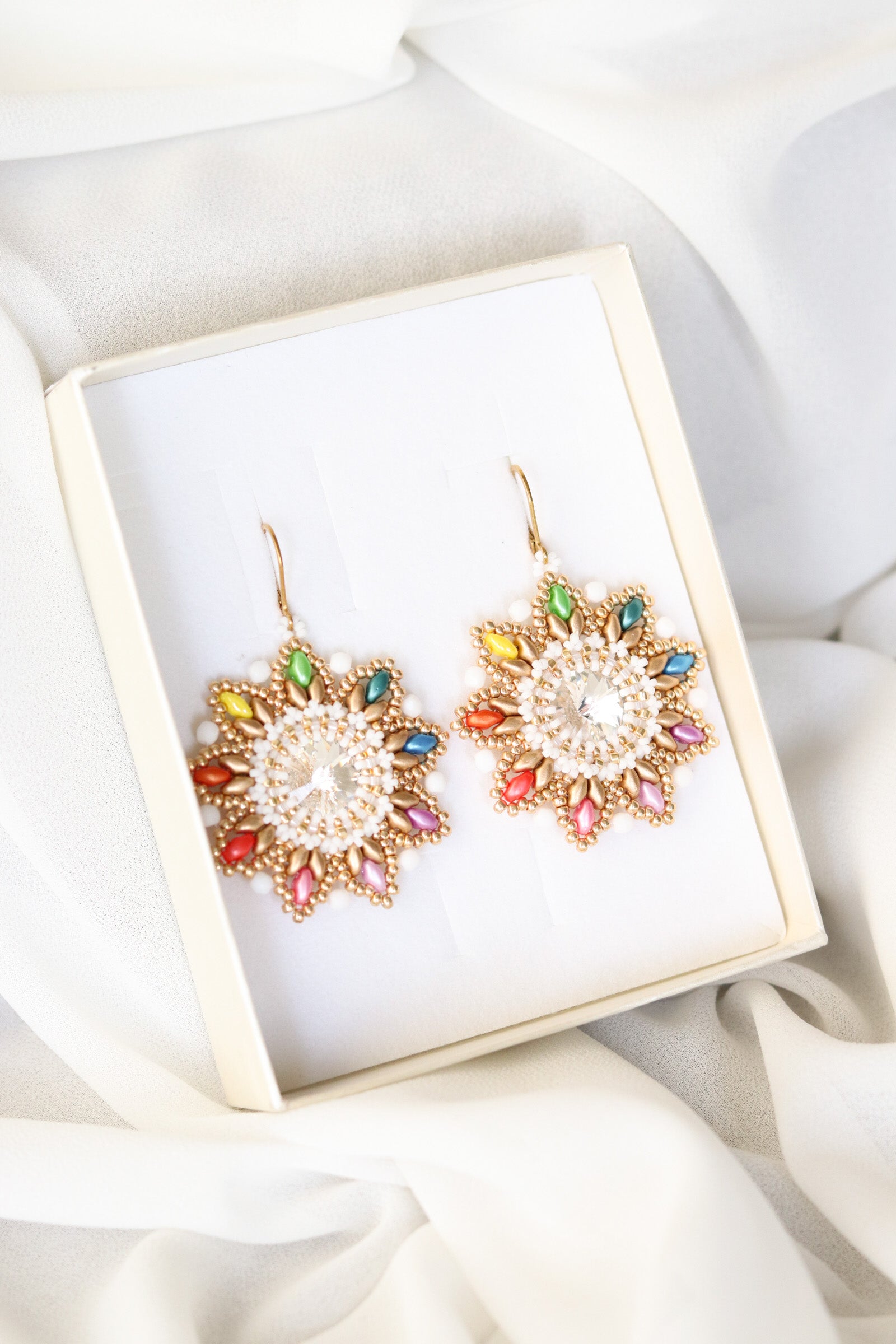 Náušnice "Origin" Dúhovo-zlaté