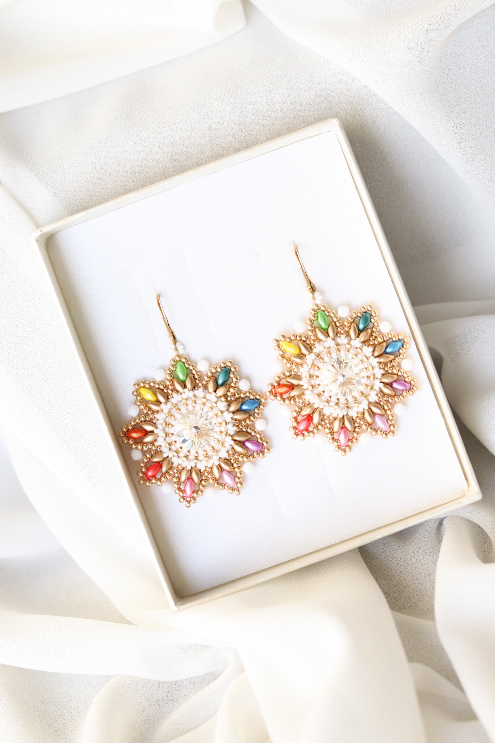 Náušnice "Origin" Dúhovo-zlaté