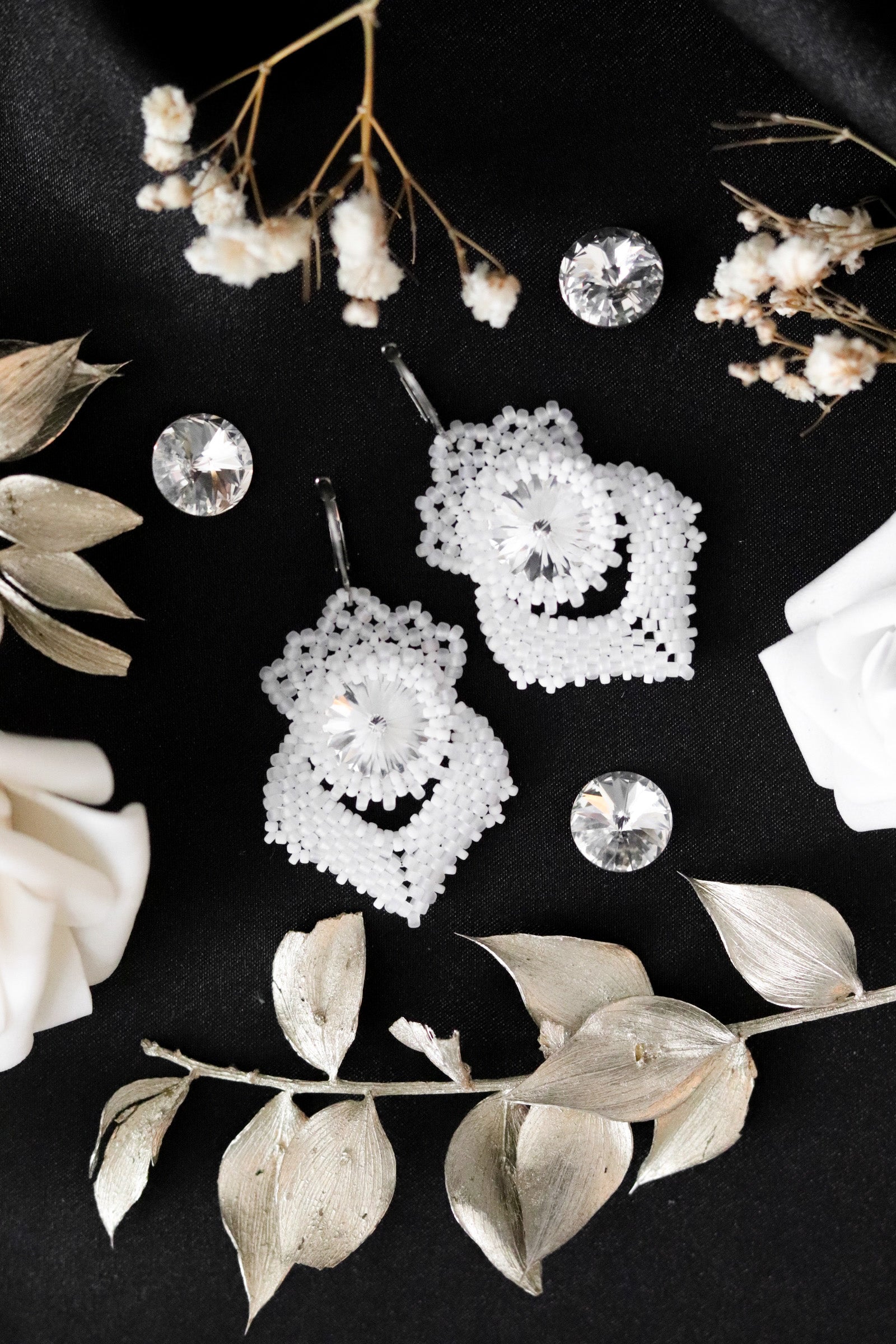 svadobné náušnice “Alisma” - produktová fotografia